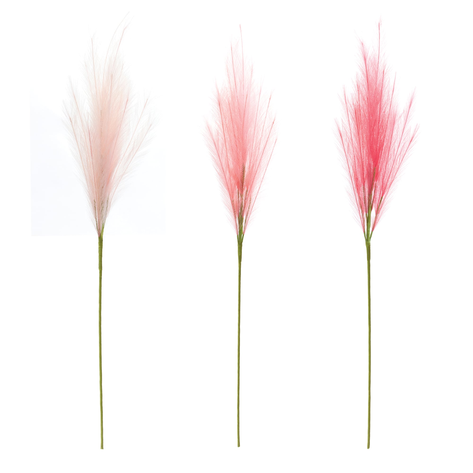 42.5" Pink Artificial Plume Sprays, 3ct.